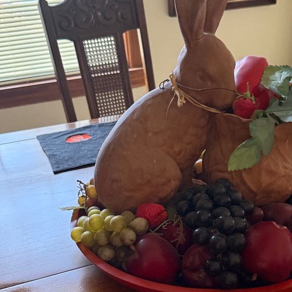 Decorative Rabbit and Fruit Centerpiece - Picture 2 of 3